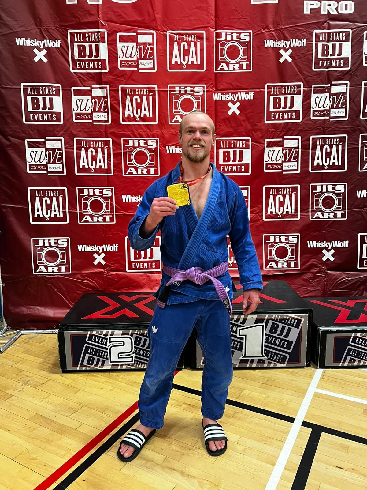 Gold medal at All Stars BJJ